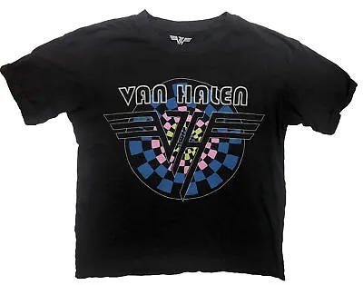 Van Halen Women’s American Eagle AEO Black Graphic Tee T Shirt XS • £11.58