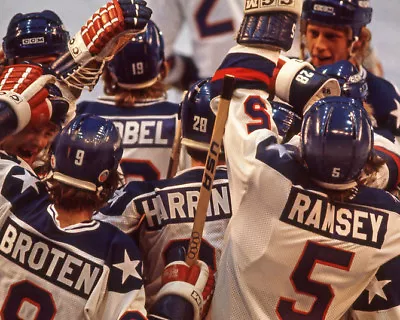 1980 Miracle On Ice USA HOCKEY 16x20 Photo Olympics Celebration Print Poster • $34.99