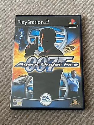 007 Agent Under Fire - 2001 PlayStation PS2 Game And Manual • £3