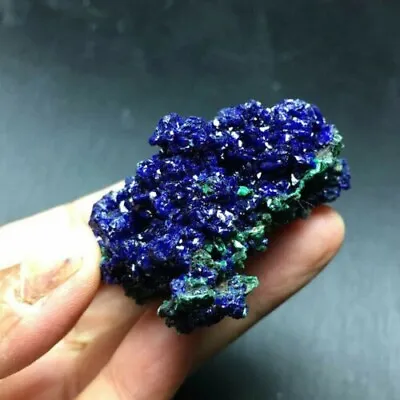 Azurite Malachite Geode Crystal Mineral Gemstone Specimen Reiki Stone Natural • $13.78