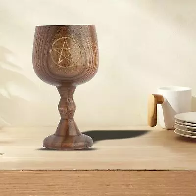 Wooden Goblet Milk Mug Ritual Drinkware Kitchen Accessories For Milk • $32.69