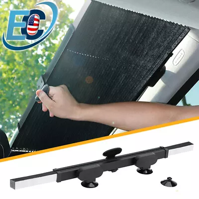 Retractable Car Windshield Sun Visor Shade Front Window Folding UV Block Cover • $21.99