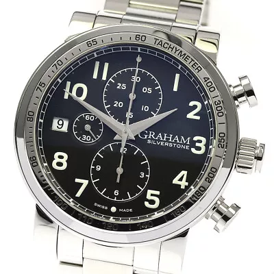 GRAHAM Silver Stone Vintage 2BLES.B35A.A23 Chronograph AT Men's Watch_806480 • $1793.79