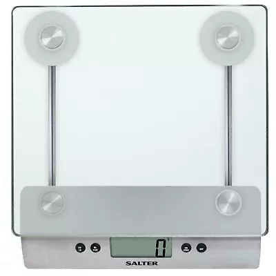 Salter Aquatronic Electronic Digital Scales Glass Kitchen Scales LED Display • £24.83