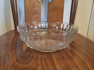 Vintage Jacobean Glass Bowl/ Dish Brim Diameter 20.5cm • £5.99