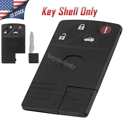 For MAZDA 5 6 CX-7 CX-9 RX8 Miata 4 Button Smart Card Case Remote Key Shell Fob • $9.95