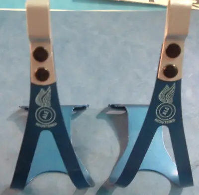 ALE Art.97 Blue Medium Alloy Road / MTB Toe Clips NEW / NOS Vintage Rare • $84.38