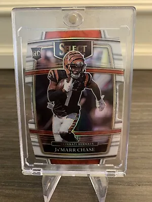 2021 Select Ja’marr Chase Concourse White Prizm Die Cut 18/99 🔥Rookie Card !!! • $38.99