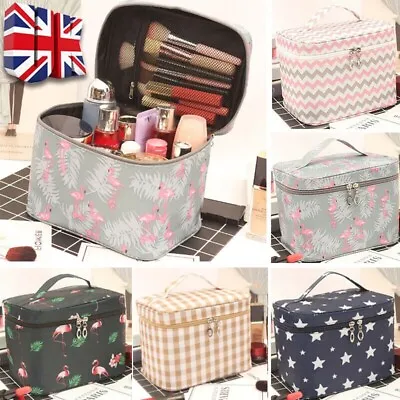 £5.89 • Buy Women Large Cosmetic Make Up Travel Toiletry Bag Portable Case Organizer Handbag