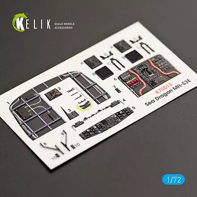 1/72 ResKit K72013 MH-53E  Sea Dragon  Interior 3D Decals For Italeri Kit • $22