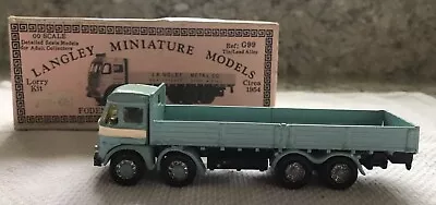 Langley Miniature Models Lorry Kit - Foden S20 8 Wheel Dropside - Boxed Built • £5