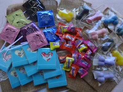 10x Hens Night Favour Pack Guest Gift Nail File Mini Willy Soap Condom Lollipop • $24.95