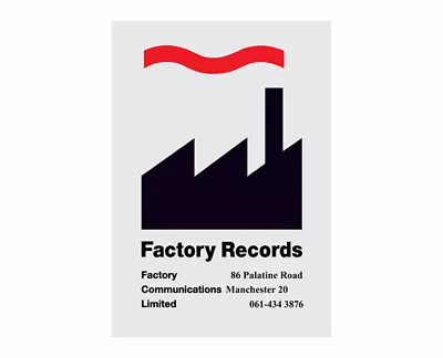 £48 • Buy Facrory Records Label Logo. Massive! Poster