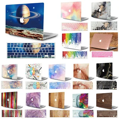 Pattern Frosted Hard Case Keyboard Cover For 2010-2017 MacBook Air13 A1369 A1466 • £15.35