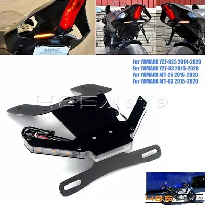 Fender Eliminator License Plate Holder W/ LED Light For Yamaha MT-03 YZF-R3 R25 • $67.43