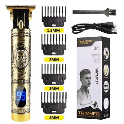 Professional Mens Hair Clippers Shaver Trimmers Machine Cordless Beard Electric • £10.79