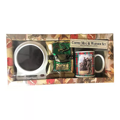 NEW COFFEE MUG & COFFEE WARMER & PACKAGE OF COFFEE SET (NIP) Golf Theme • $16.04