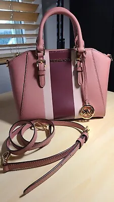 Michael Kors Ciara Medium Messenger Bag In Rose Multi Pink Leather • $79.95