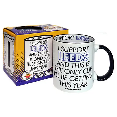 £7.95 • Buy I SUPPORT LEEDS MUG Gift For UNITED Fan FOOTBALL Gift Boxed