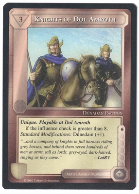 £1.76 • Buy Middle Earth MECCG: The Wizards (METW) Limited - Knights Of Dol Amroth