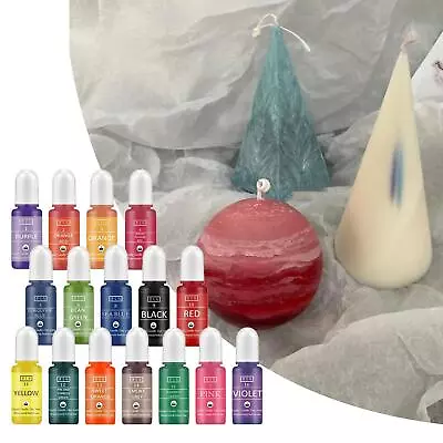 16x Candle Color Dye Candle Making 10ml Each Painting Decoration • £11.89