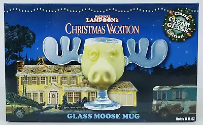 Official Licensed National Lampoon's Christmas Vacation Glass Moose Mug 8 Oz Cup • $14.97