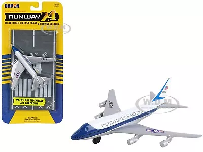 Boeing Vc-25 Aircraft  Us Air Force One  Diecast Model By Runway24 Rw015 • $7.99