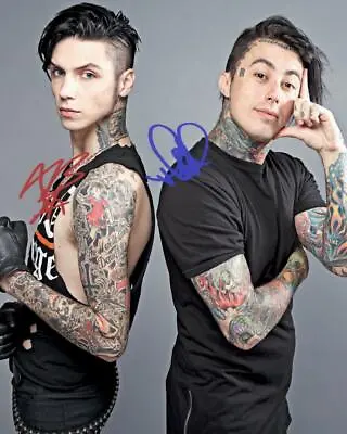 $7.88 • Buy Andy Biersack And Ronnie Radke SIGNED AUTOGRAPHED 10  X 8  REPRO PHOTO PRINT
