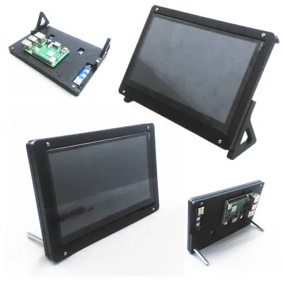Durable 7'' Touch Screen Display Case HDMI HD Monitor Stand For Raspberry Pi • £10.79