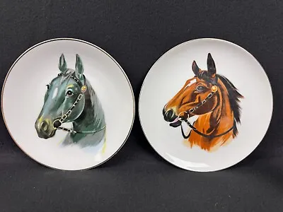 2 Vintage Horse Head Collector Plates 7  Made In Japan Decoration Only • $16.99