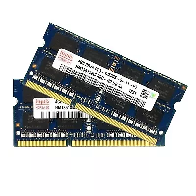 Hynix DDR3 4GB 1333 MHz PC3-10600S SO-DIMM Laptop Memory RAM SODIMM 204-Pin • £8.28