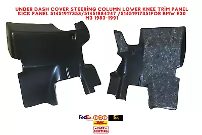 Under Dash Cover Steering Column Lower Knee Trim Panel For BMW E30 M3 1983-1991 • $79.90