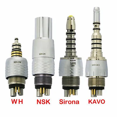 Dental LED Quick Coupling 6 Hole Fiber Optic Handpiece NSK/Sirona/KAVO/WH Style! • $41.77