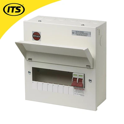 £54.78 • Buy Wylex 8 Way Metal Consumer Unit With 100A Main Switch