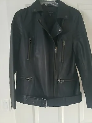 Muubaa Women's  Leather Biker Jacket Size 6 Nwot • $114.50