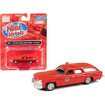 Classic Metal Works 1/87 Scale Model Fire Chief Buick Estate Station Wagon Red • $31.52