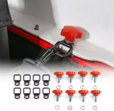 Hard Top Quick Removal Bolts Screws Tie Down Anchors For Jeep Wrangler  JK JL • $18.99