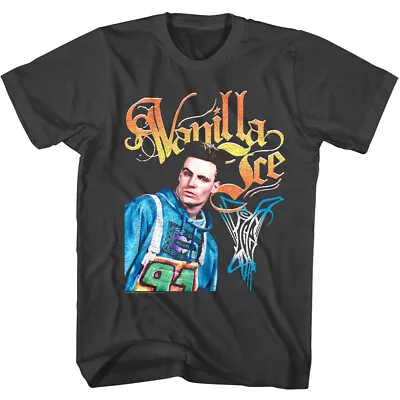 Vanilla Ice Look At My Eyebrow Mens T Shirt 90's Graffiti Logo VI IIB Rapper Hip • $26.50