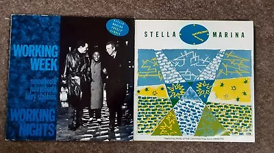 Working Week - Working Nights - 1985 LP V2343 + 12  Single   Stella Marina  • £9