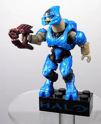 Mega Bloks Halo Metallic Series 3 Blue Elite Action Figure | SEALED IN BAG • £6.99