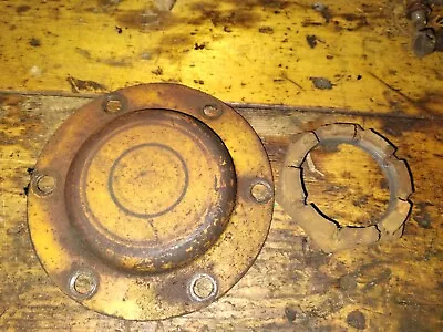 Minneapolis Moline Z TRACTOR BRAKE DRUM MIDDLE COVER AND NUT MM PARTS • $30