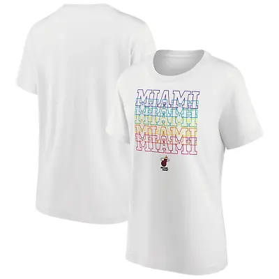 Miami Heat NBA T-Shirt (Size M) Women's City Pride Graphic Top - New • £14.99