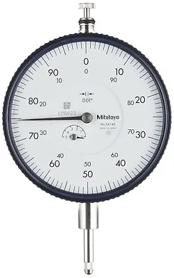 New Mitutoyo 0-0.5  Large 3  Face Dial Indicator 0.001  0-100 Dial Flat Back • $114.95