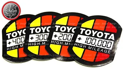 Vintage High Mileage Sticker Decal Die-Cut For TOYOTA FJ CRUISER 4Runner TACOMA • $10.26