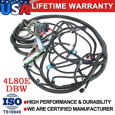 For 03-07 LS Vortec Drive By Wire 4.8 5.3 6.0 DBW 4L80E Standalone Wire Harness • $123.99