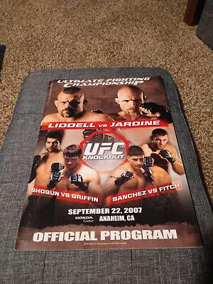 UFC 76 Official Program  • $24.99