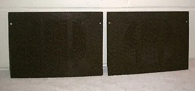 PAIR Vintage Metal Frame 8  Speaker Baffle Grills W Cloth For Box Wall Ceiling • $19.90