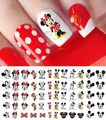 Mickey & Minnie Mouse  Nail Art Decals - Salon Quality!  Disney • $4.99