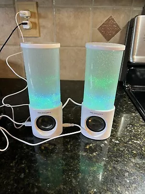 Merkury HUE Universal Dancing LED Speakers - White (MI-SPL01-199) • $10