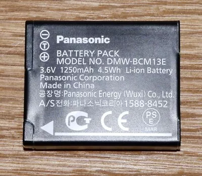 Official/Original Panasonic Lumix DMW-BCM13E Battery TZ55TZ57 TZ60 TZ70 Etc • £14.95